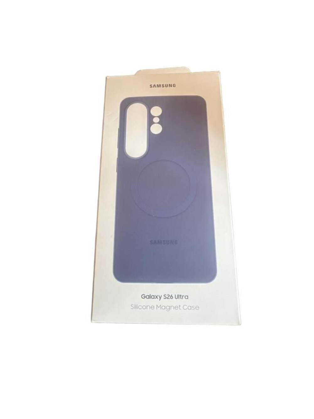 Samsung Galaxy S26 Ultra Silicone Magnet Case, Blue Violet